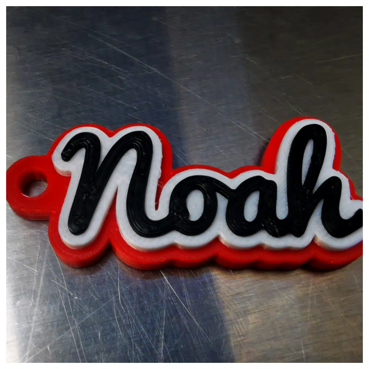 Noah Keychain Keyring Accessory Car Key Chain Minimalist Design Key Parts Key Ring Car Decoration