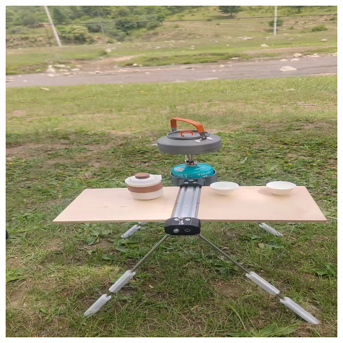 2040 Profile Portable Camping Table Outdoor Folding Table Carry Folding Camping Table Easy Carry Table Outdoor Activities