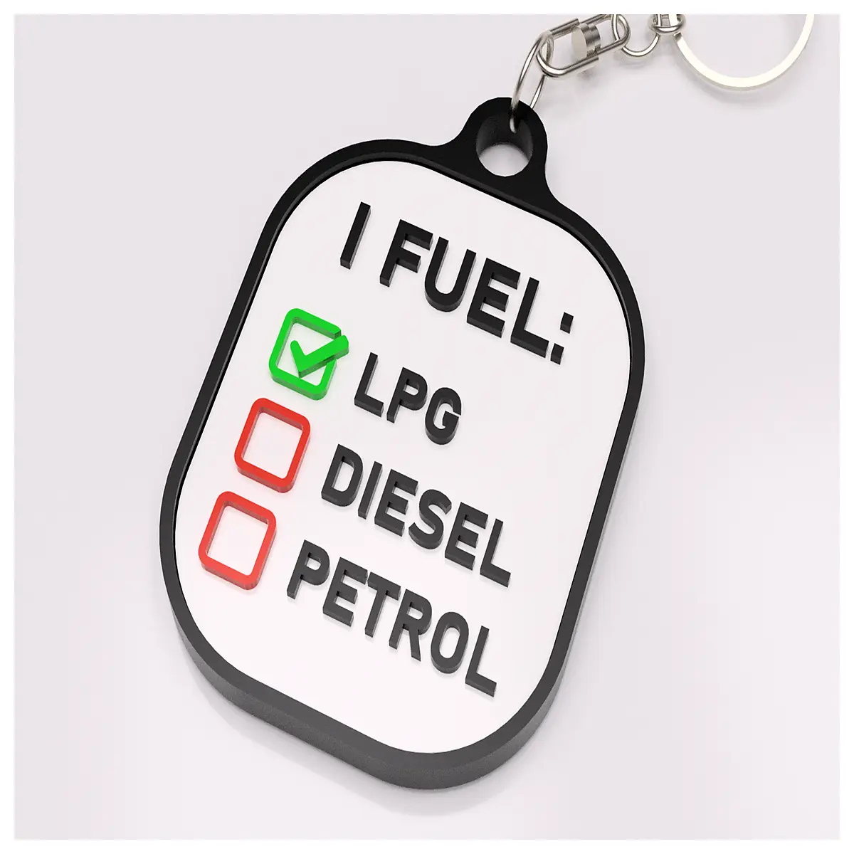 Liquefied Petroleum Gas Key Chain LPG Fuel Safety Accessory Car Emergency Tool Car Safety Auto Emergency Prep