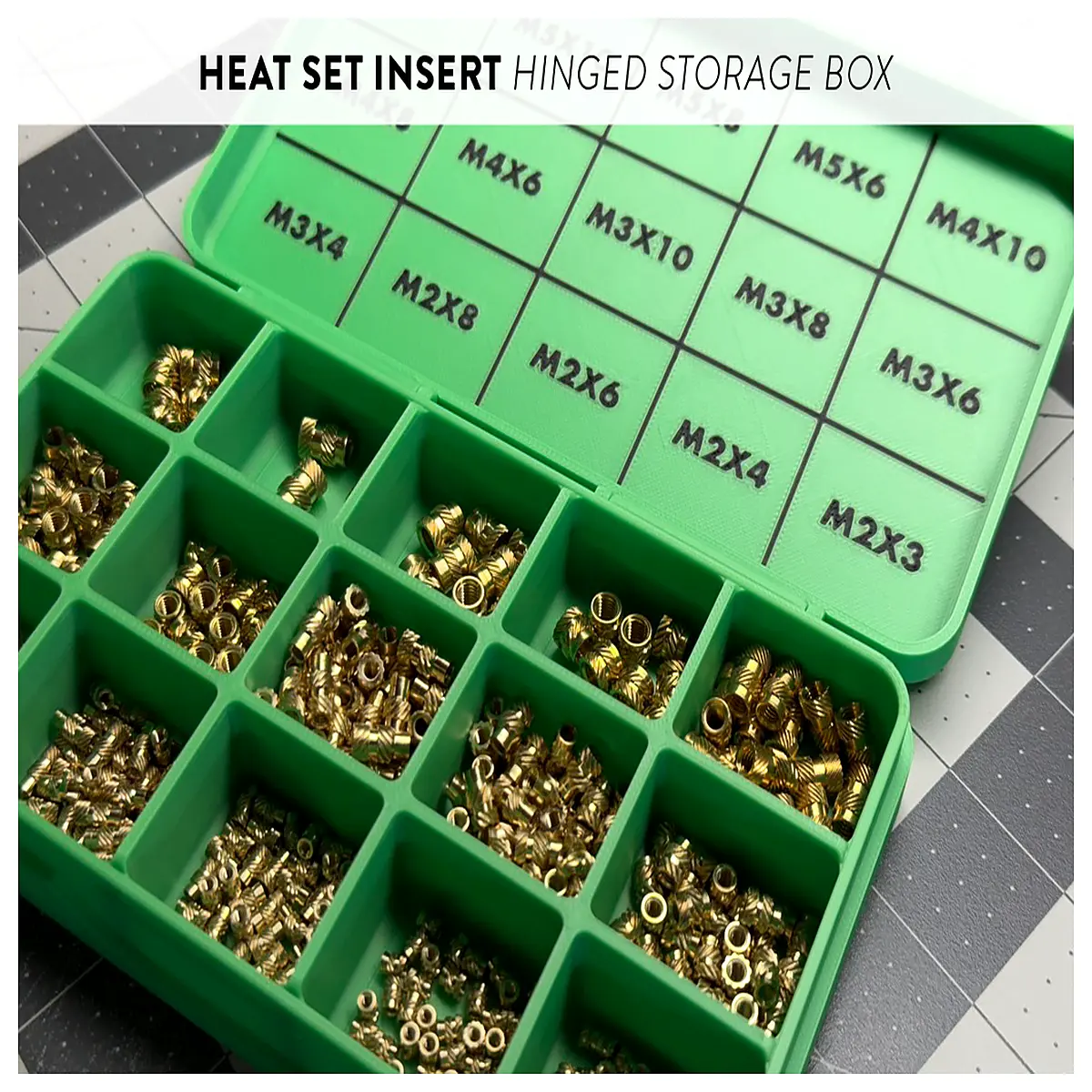 printed hinge box with thermoset insert integrated snap fit enclosure durable plastic housing for electronics