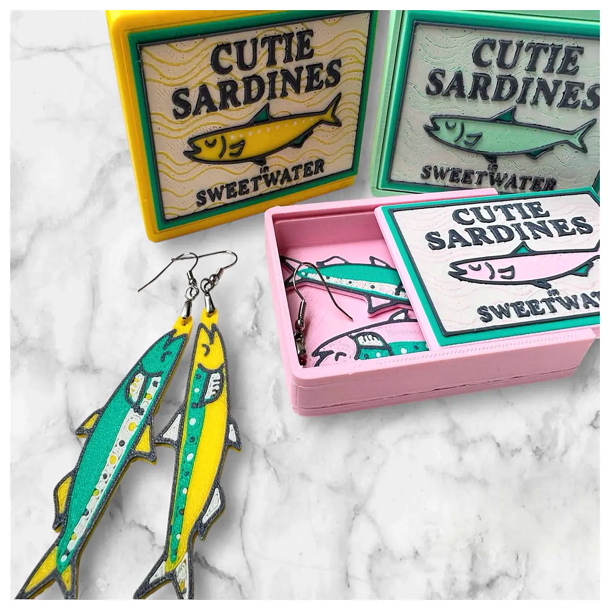 cute sardine fish stud earrings for women quirky seafood jewelry gift tiny silver gold metal fish charms funny nautical accessories