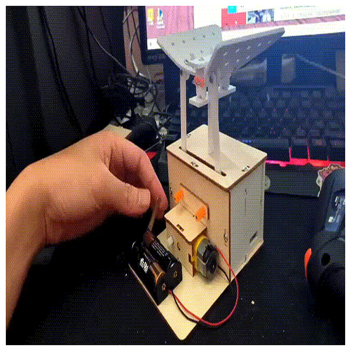 DIY 20 USD Movable Wing Base Simple Model Wing Parts Kids Toy Creative Craft