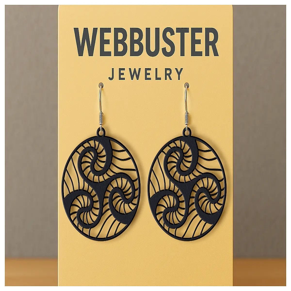 Charm Earrings Women s Lucky Pendant Jewelry Protection Blessing Gift Memorial Charm Silver Gold Copper