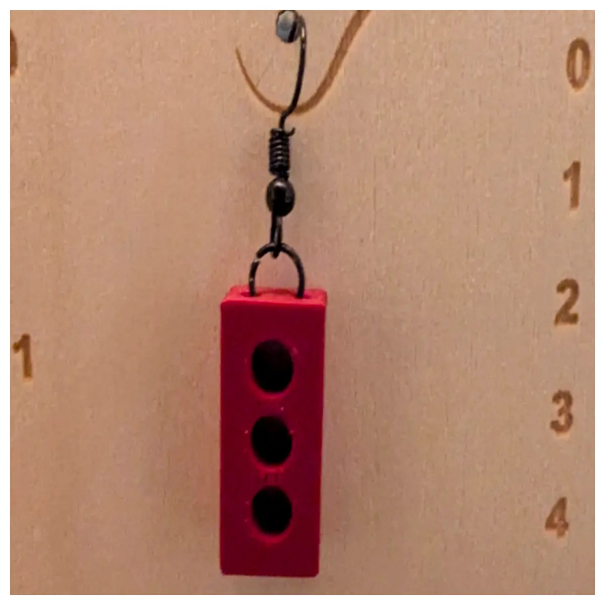 Rainbow Brick Earrings Gradient Monet Style Charm Earrings Creative Gift Women s Accessories