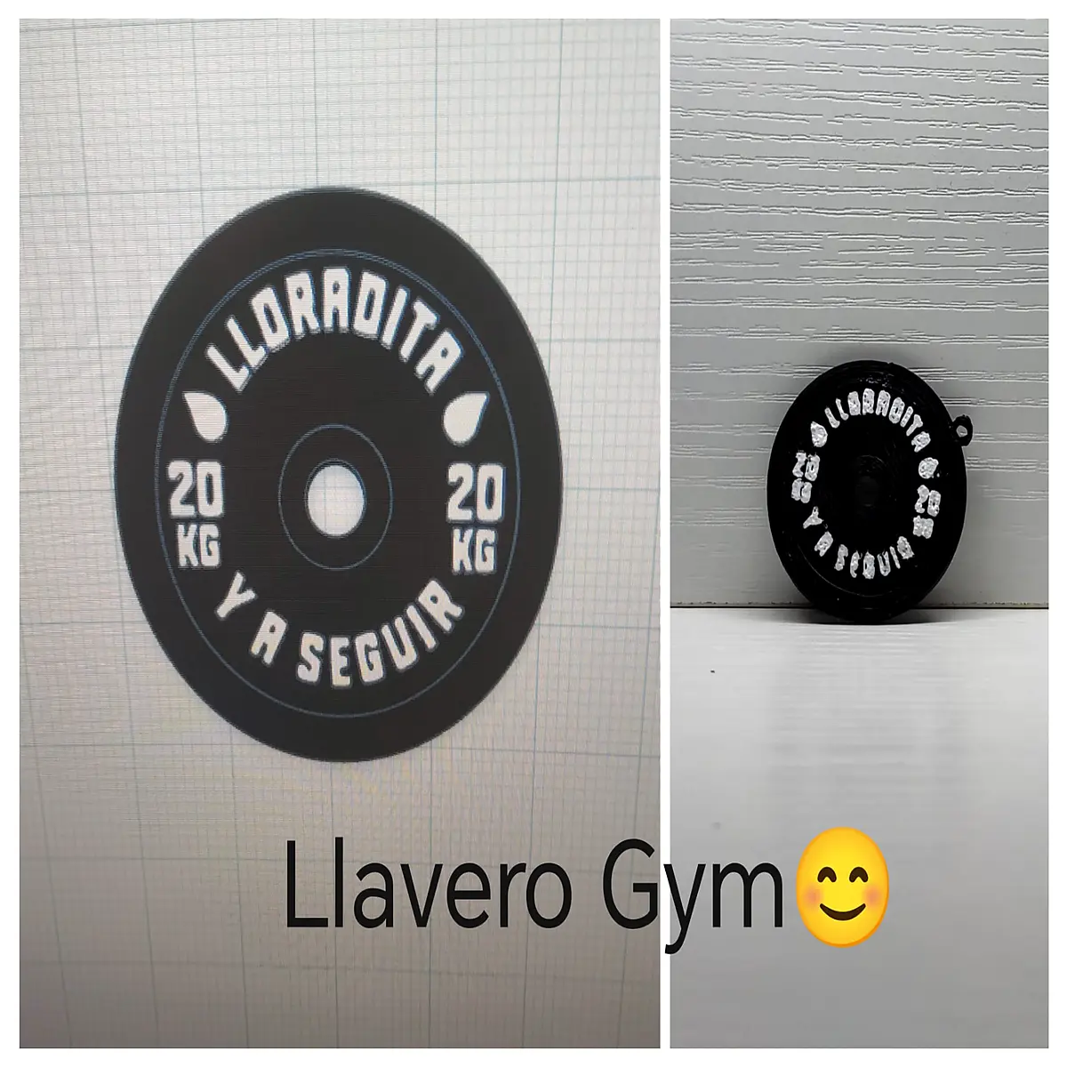 Gym Keychain Fitness Accessory Keyring Decoration Gym Enthusiast Gift Gym Memorabilia