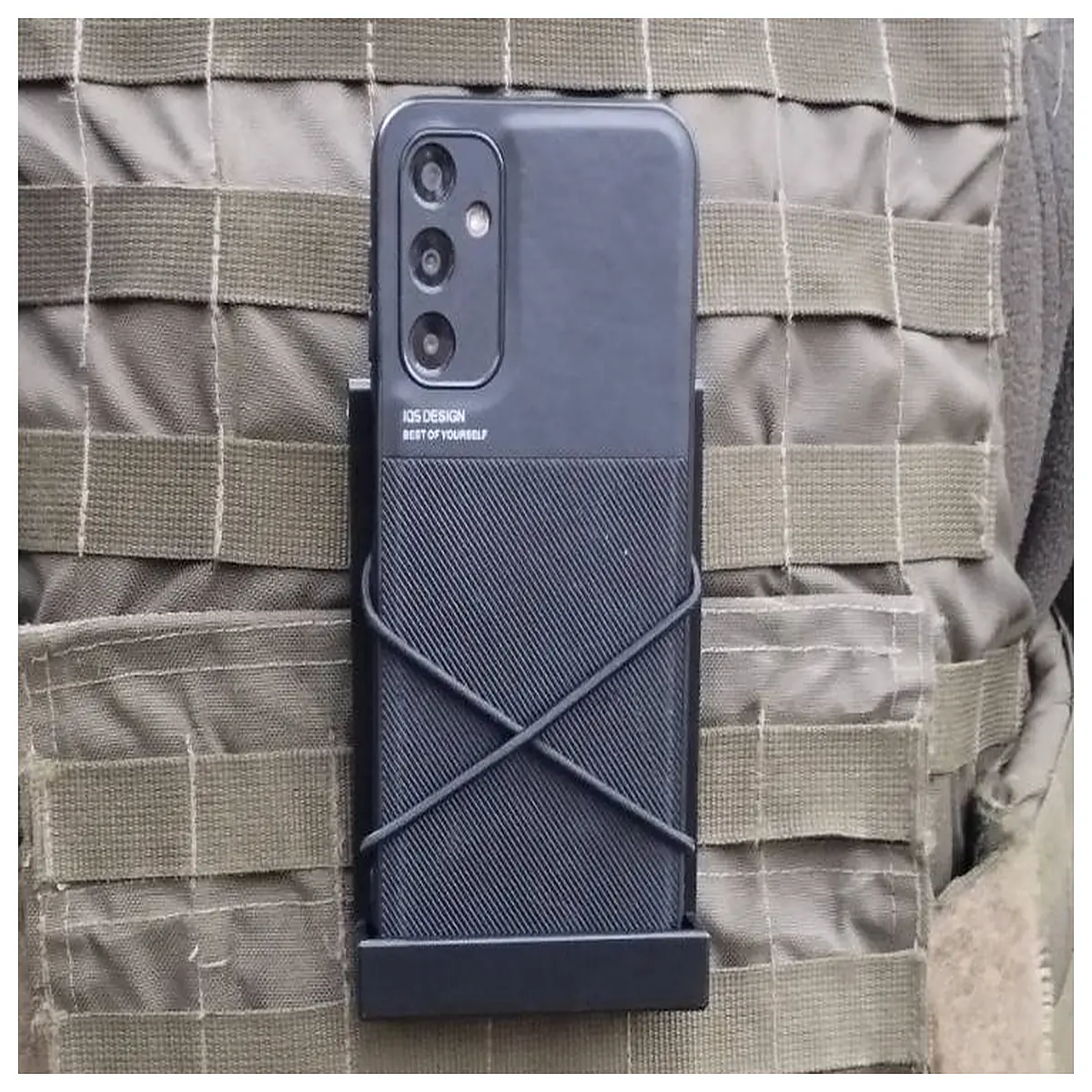 MOLLE Compatible Phone Mount Car Holder Mobile Phone Stand Vehicle Mount Accessory Phone Holder MOLLE Military Stand Parts
