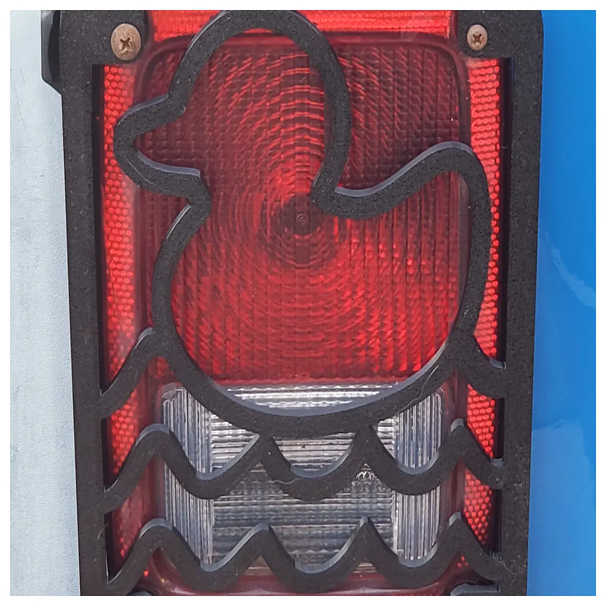 Duck Theme Tail Grille Decorative Trim Vehicle Parts Duck Design Car Modification Accessories