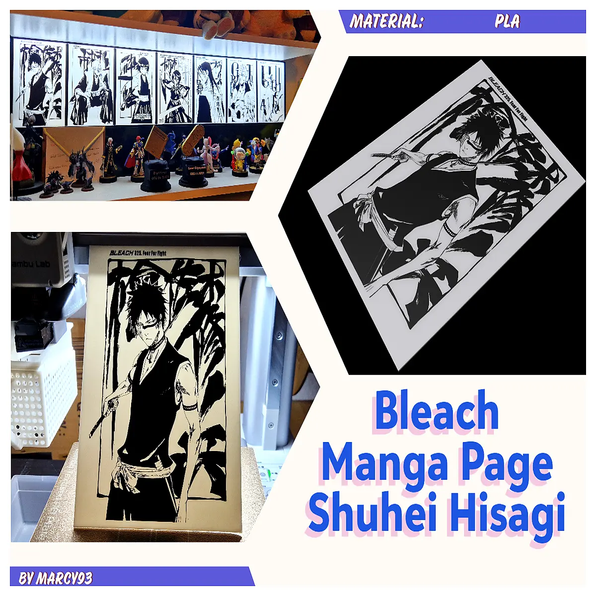 Bleach Manga Page Rukia Kuchiki Manga Page Protector Manga Turn Over Manga Collection Manga Page Stickers