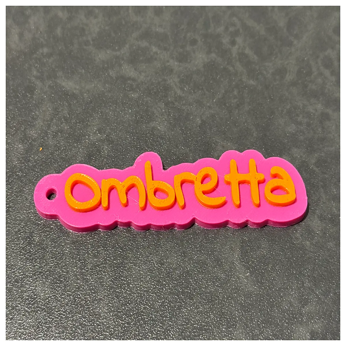 Ombretta Rainbow Gradient Keychain Car Keyring Accessory Keychain Decoration Auto Parts Car Accessories Keychains Wholesale