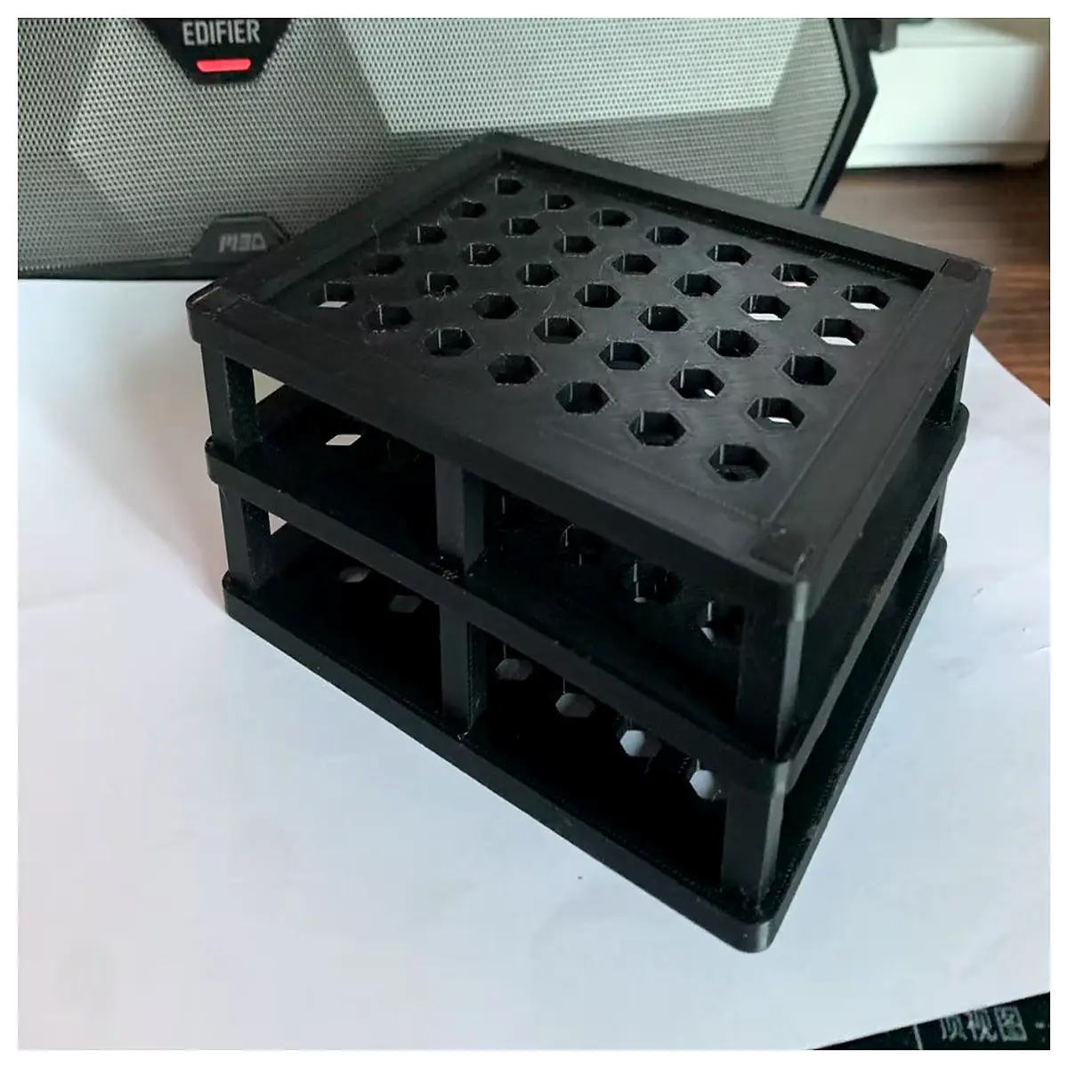Dual Layer Cooling Mobile Hard Drive Holder Computer Cooling Support Hard Drive Mount Heat Sink Accessory Mobile Storage Stand