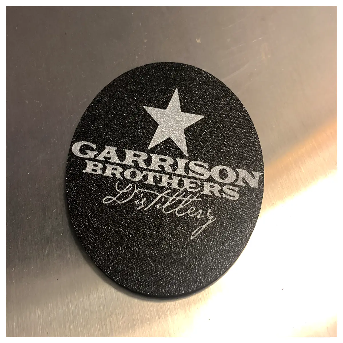 garrison brothers distillery coasters 100mm whiskey bar accessories bourbon glass protectors