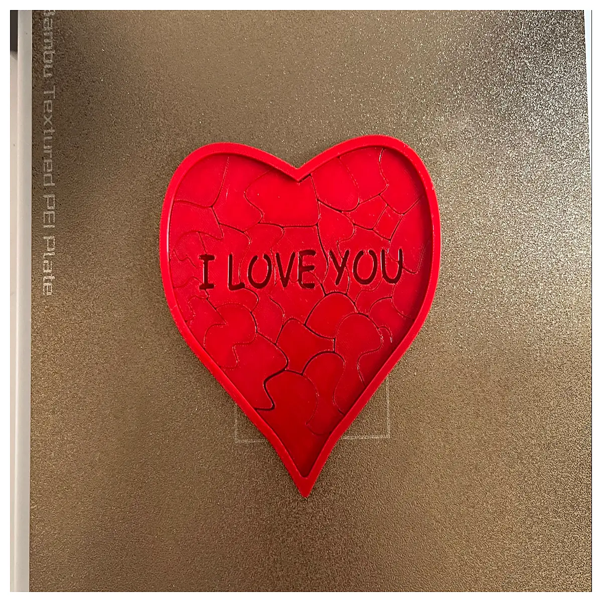 I Love You Puzzle Anniversary Gift Home Decor Kids Brain Teaser Photo Puzzle Creative Craft Puzzle