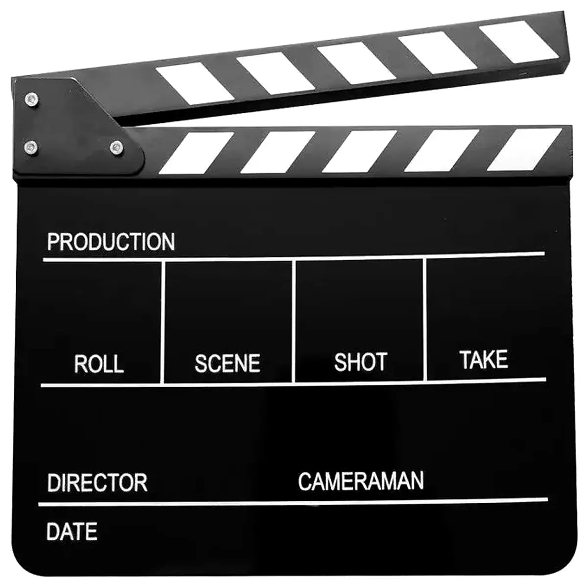 White Striped Film Slate Shooting Plan Film Props Movie Photography Film Production Film Equipment