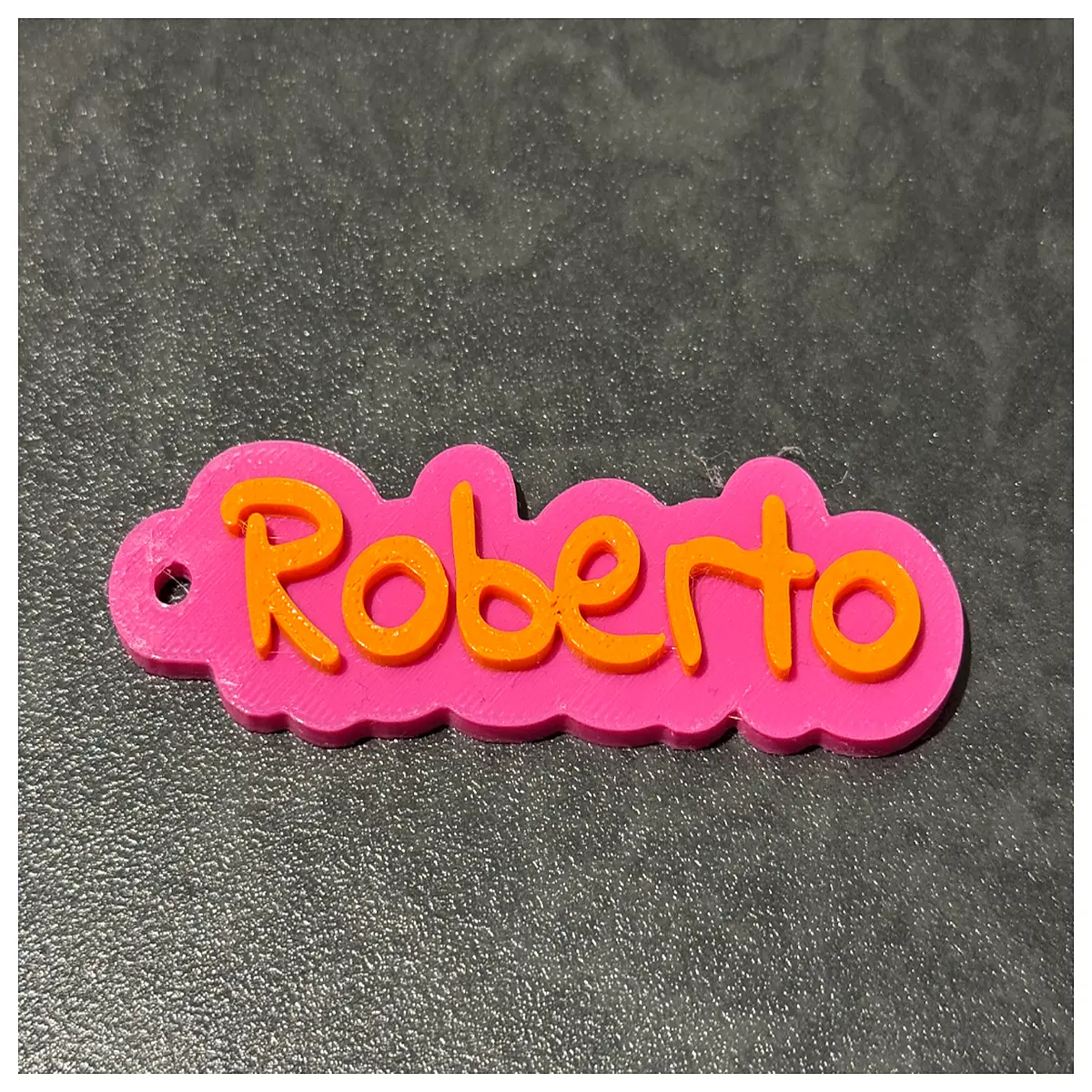 Roberto Keychain Car Motorcycle Decoration Hanging Keyring Accessory Simple Key Chain Replacement Parts