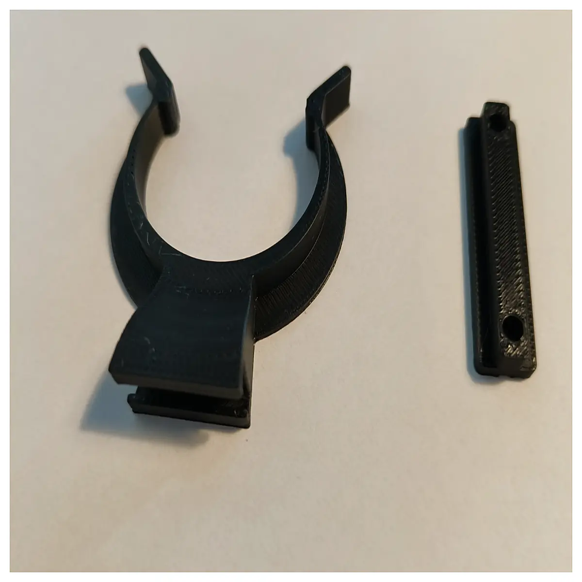Hfele AXILO Footboard Clips Support Fixing Wall Baseboard Accessories Long Slim Clips