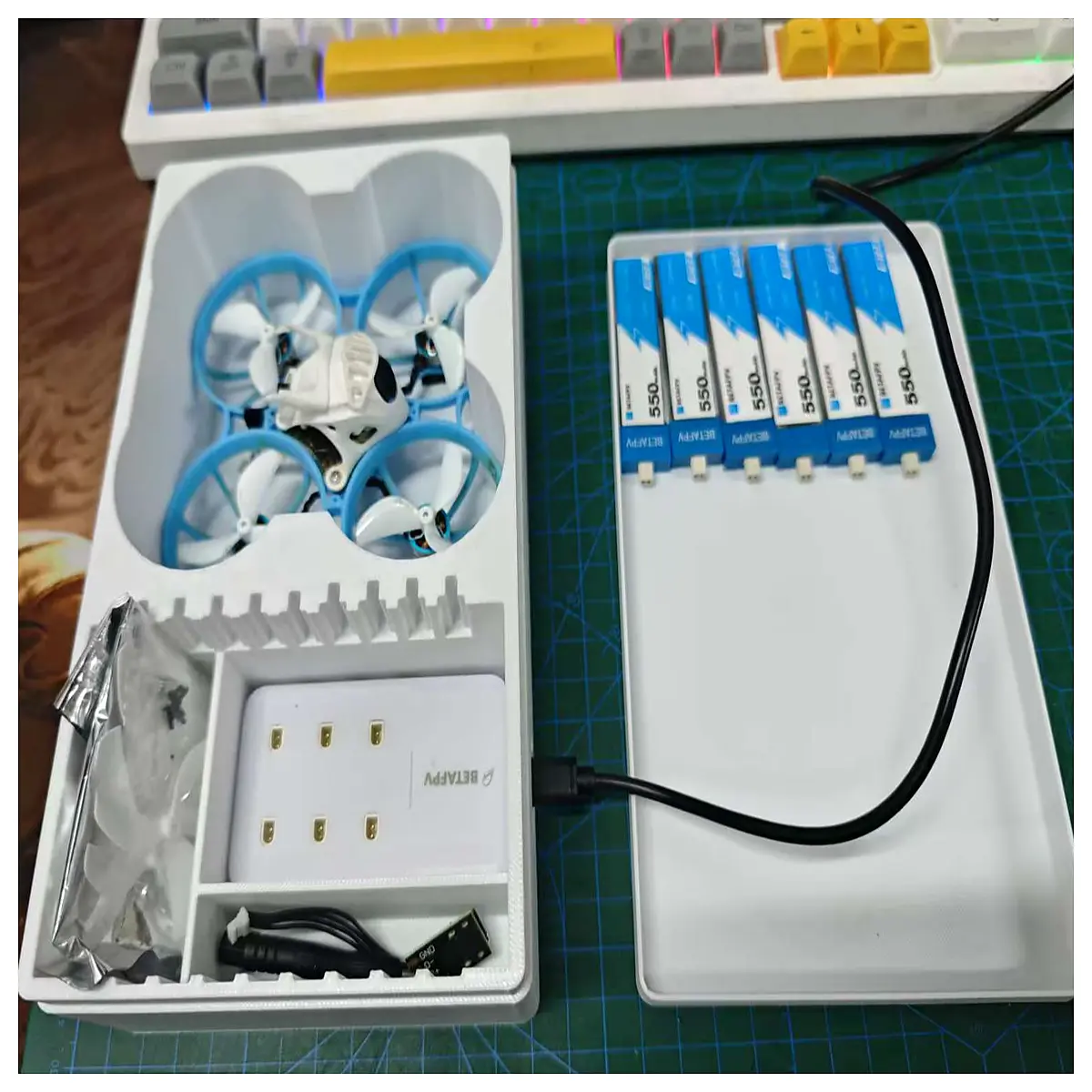 Boda Meteor 75 PRO Storage Box Multi Battery Version Storage Organizer Electronic Device Case Battery Box 75L