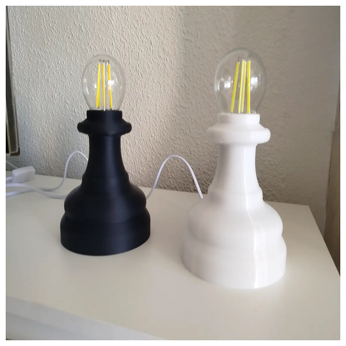 Chess Piece Table E27 Bulb Replacement Board Lighting Bulb Classic Chess E27 Indoor Decor Bulb