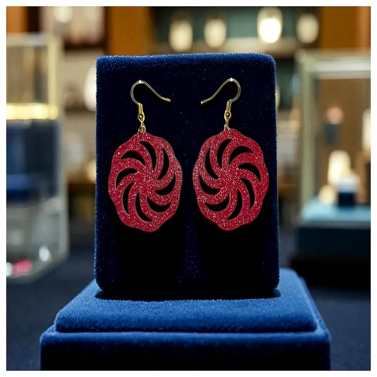 Spiral Flower Earrings Women s Style Wrapped Flower Earring Jewelry Bracelet Elegant Charm Accessories Spiral Earring Girlfriend