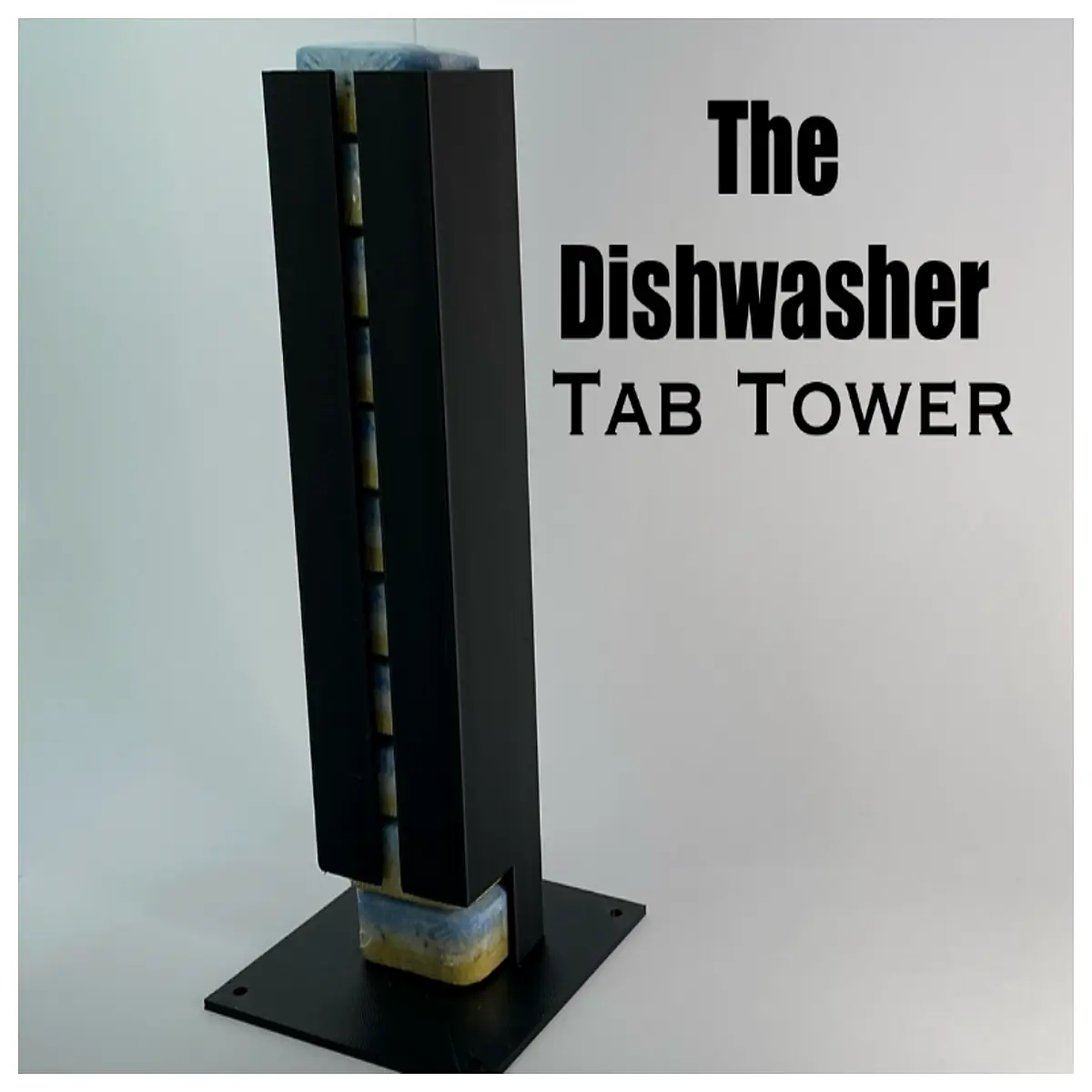 kitchen sink dish soap dispenser tower organizer space saving countertop storage for dishwasher pods and sponges
