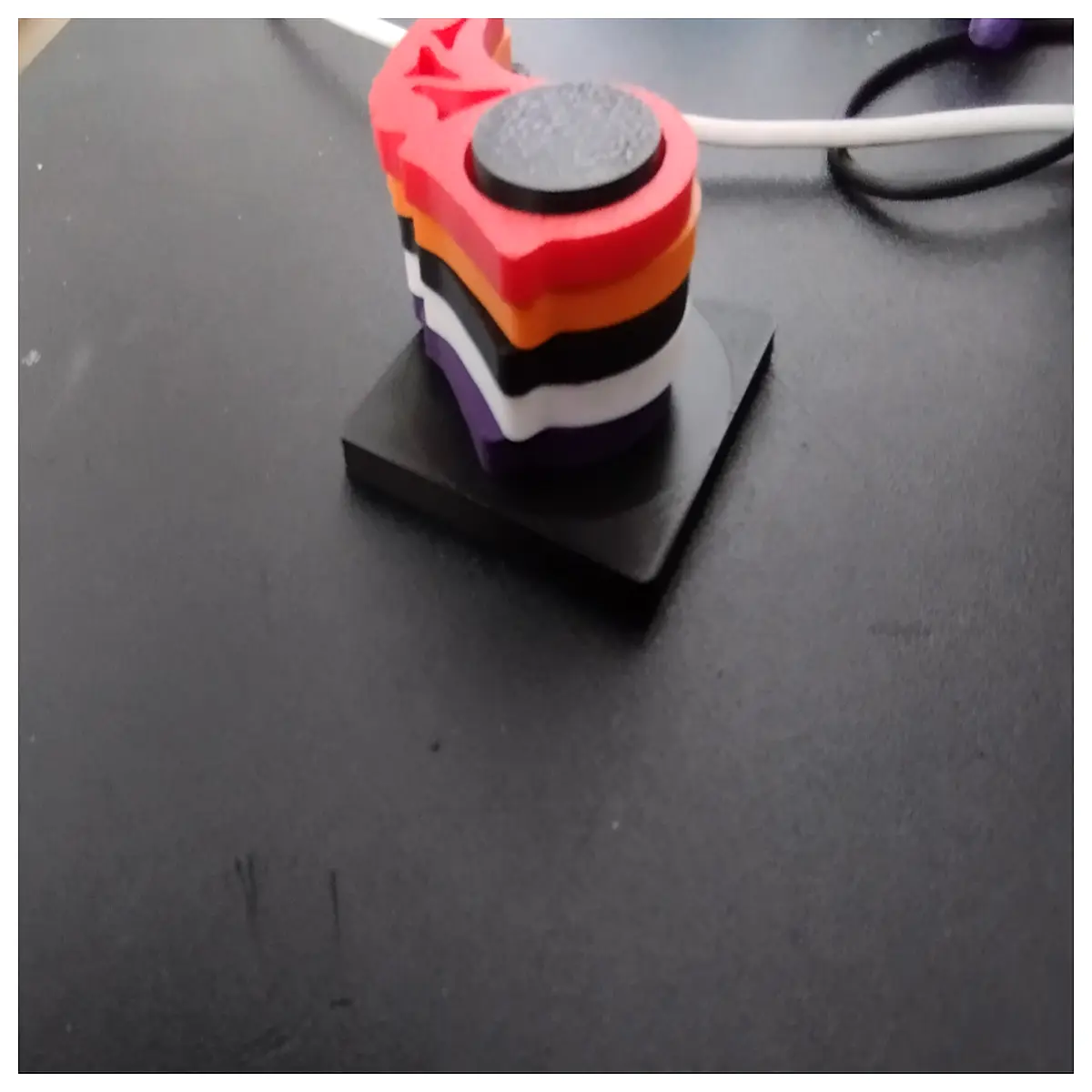 karambit rotating holder for collection shelf