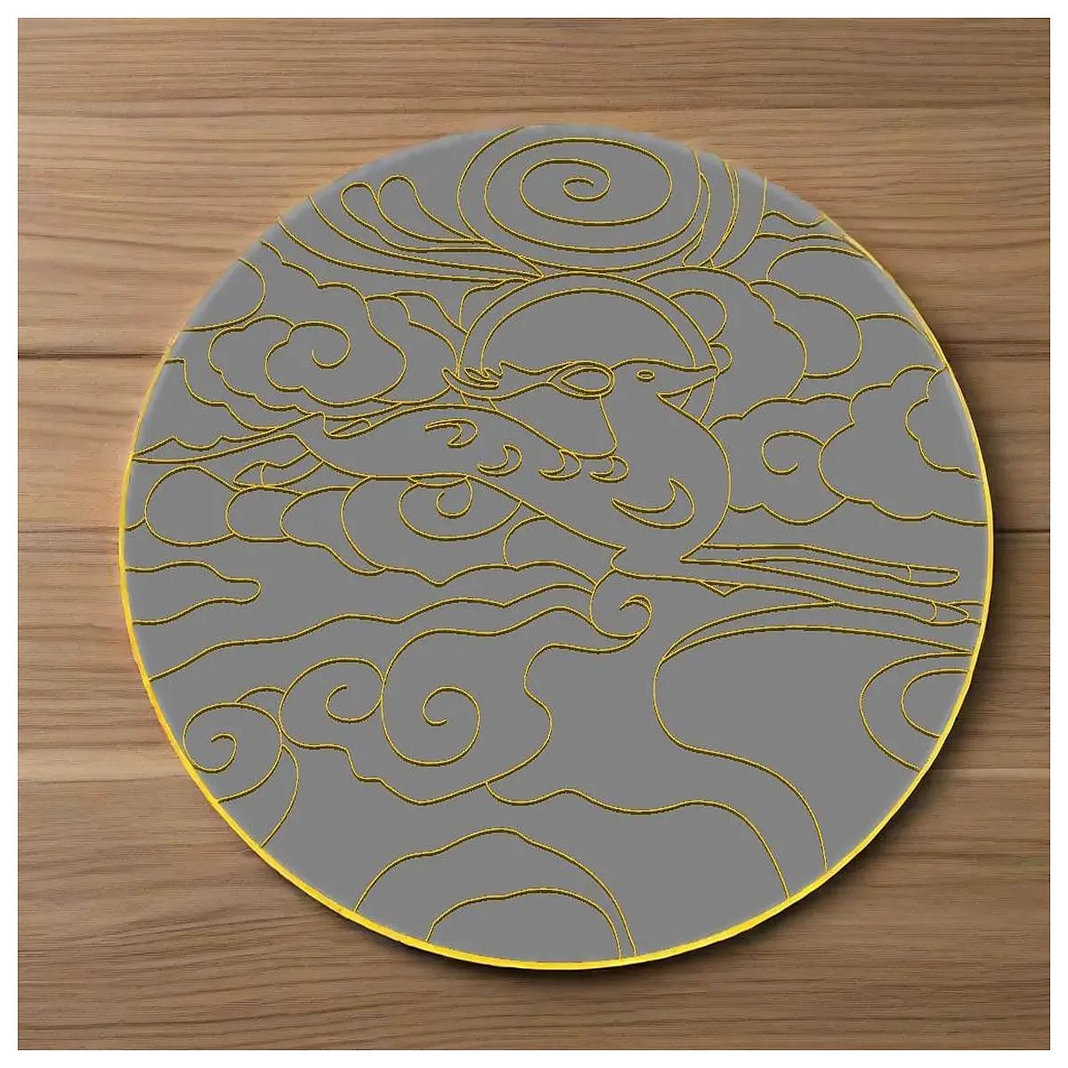 cloisonn enamel nine colored deer pattern art decorative plate home decor traditional chinese craftsmanship gift