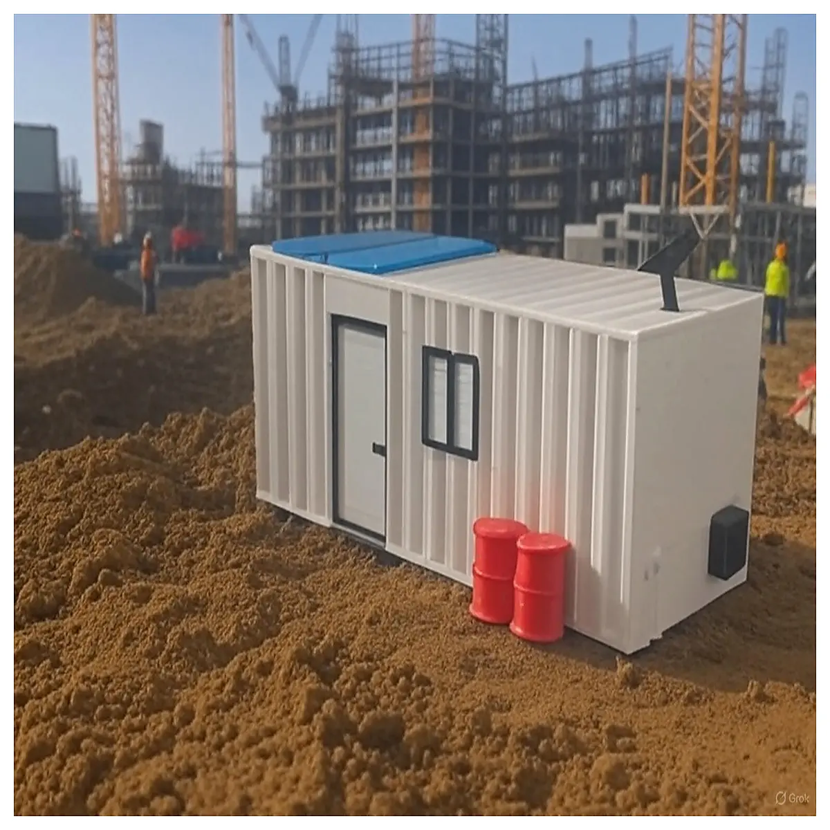Construction Site Control Unit Smart Monitoring System Site Safety Management Equipment Maintenance Automated Control Industrial Control