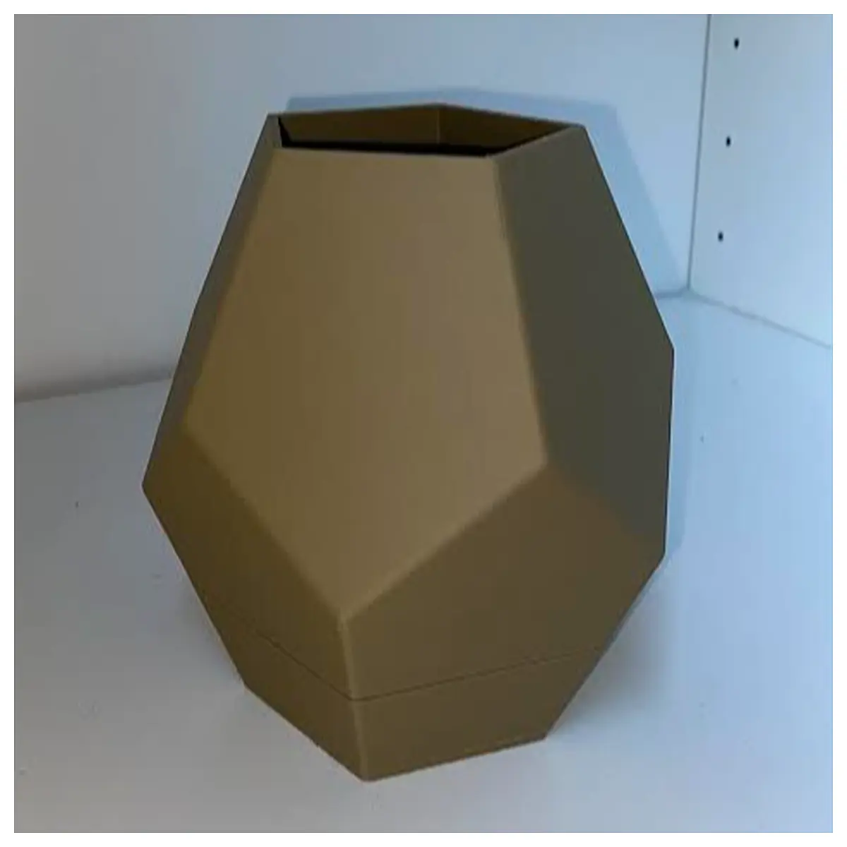 geometric dodecahedron planter tray for indoor succulents modern hexagonal plant saucer non slip water catchers for home decor