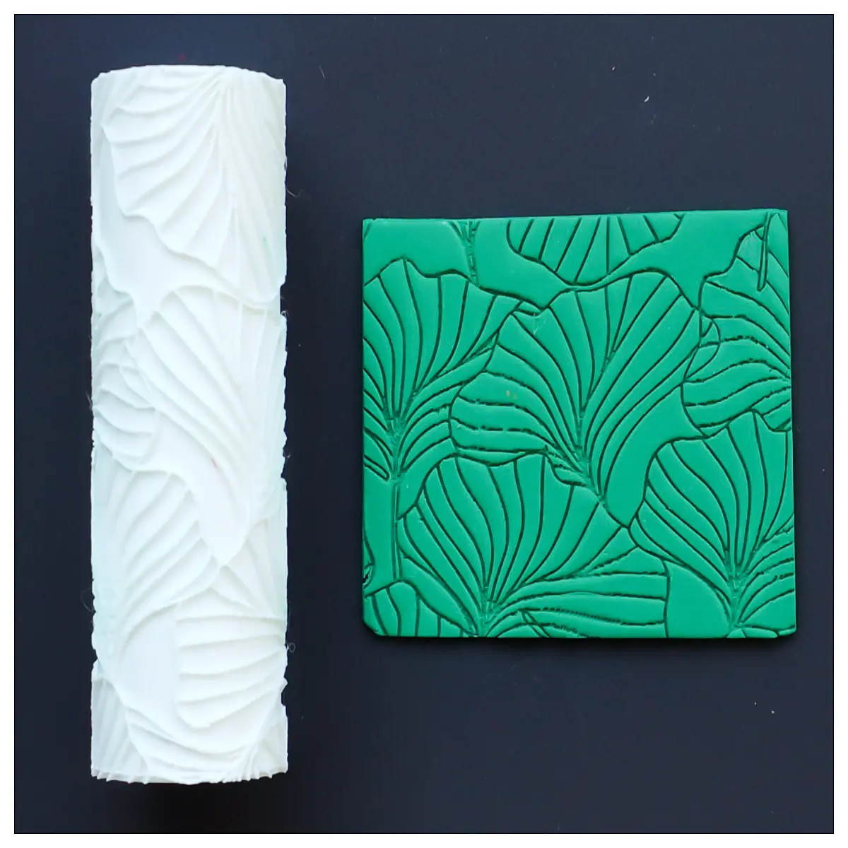 Ginkgo Leaf Roller Polymer Clay Roller Clay Sculpting Tools Art Supplies