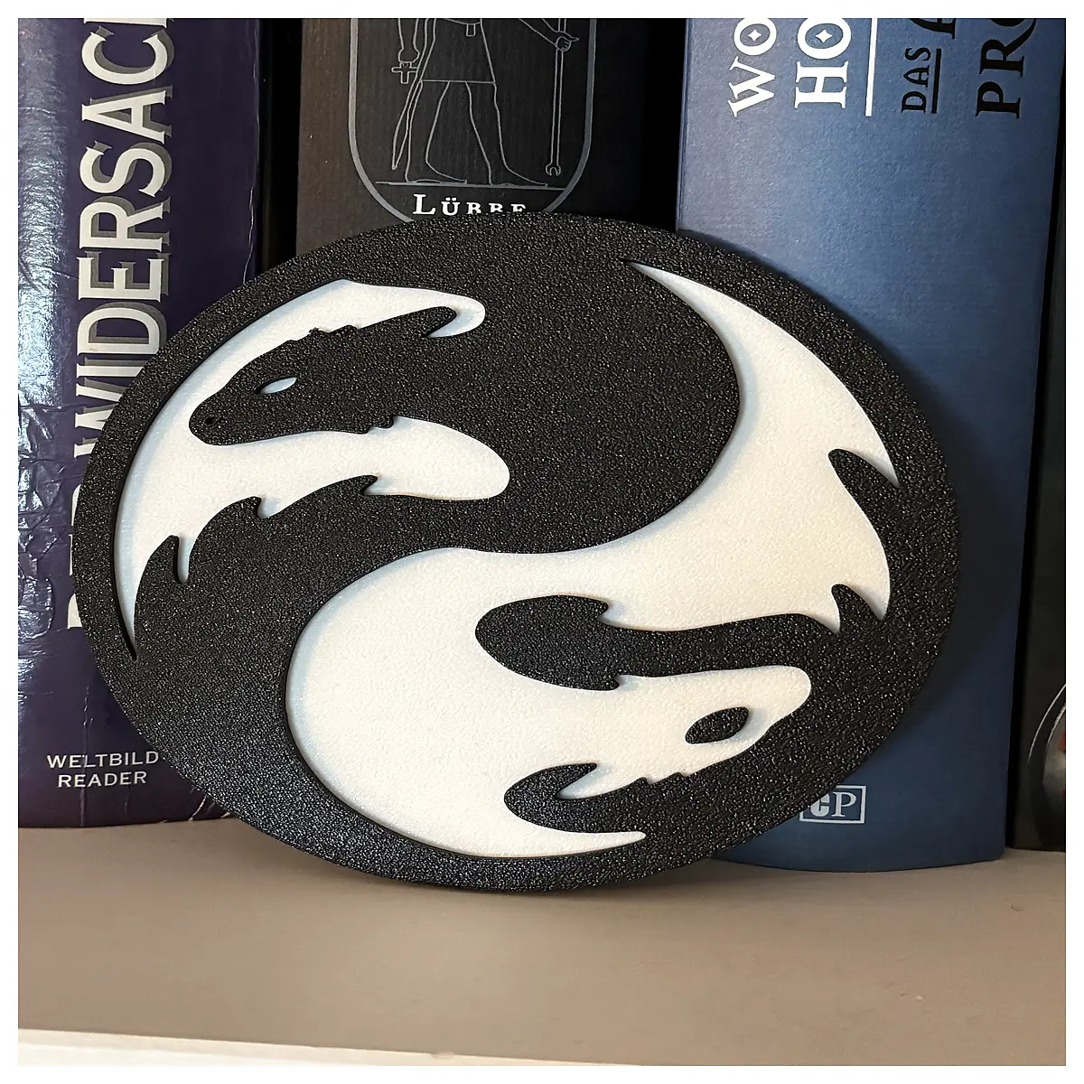 yin yang dragon badge enamel pin metal lapel accessory for bags coats jackets