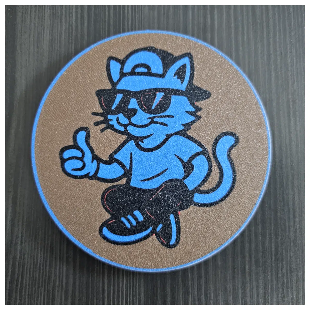 Crazy Cat Cup Mat Cat Desk Decoration Scratch Pad Table Cute Cat Figurine Pet Accessories Home Decor