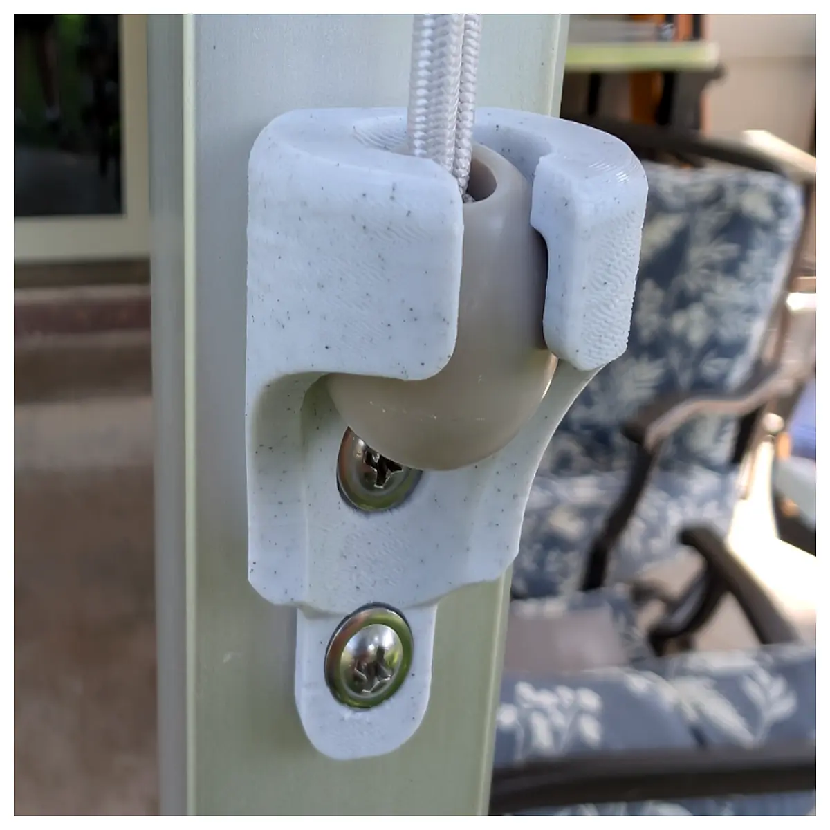 Coolaroo Outdoor Sun Shade Elastic Receiver Blocking Sunscreen Patio Window Shade Cord Puller Accessory