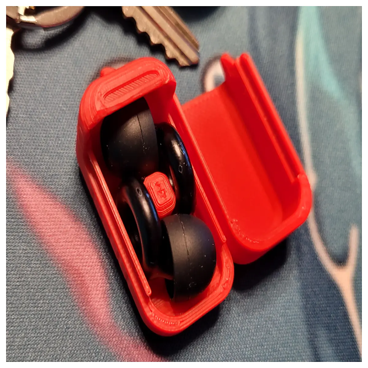 Loop Earbud Case Click Satisfying Storage Box Silicone Earbud Case Earbuds Circular Earbud Organizer