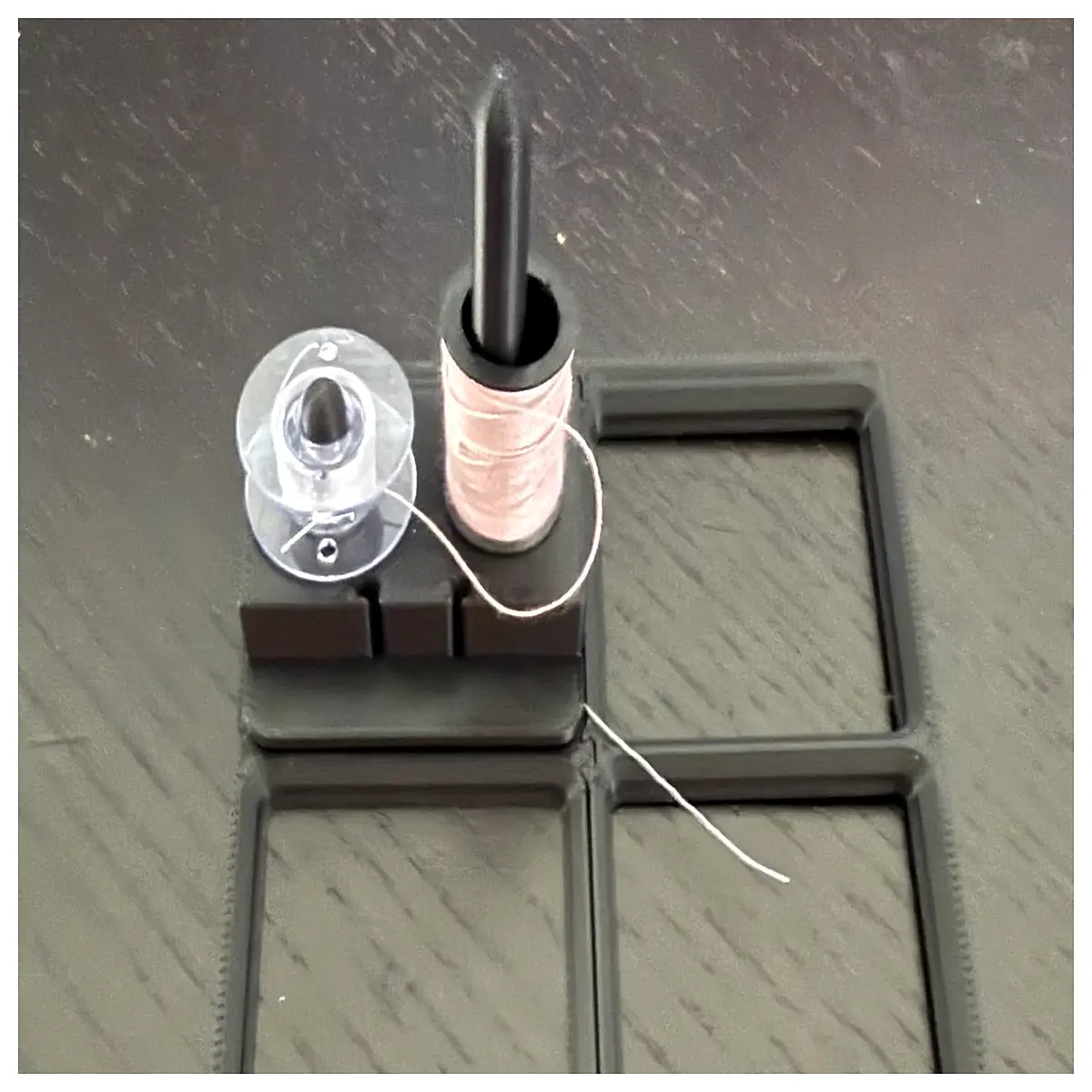 gridfinity spool holder organizer for printer filament storage reel