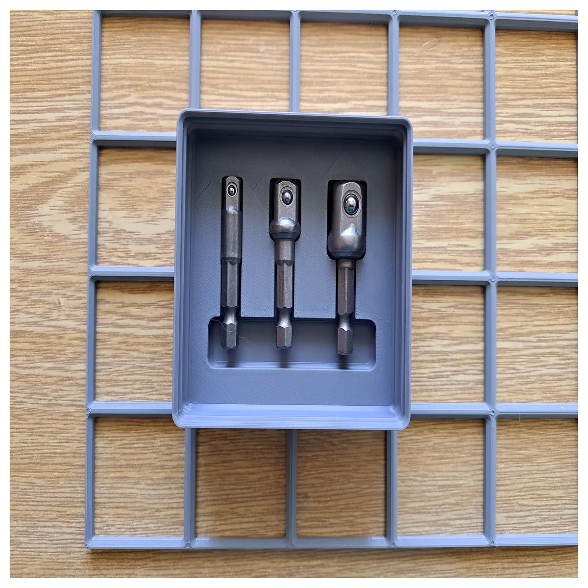 gridfinity short hex adapter bracket 14mm 4u modular storage organizer system parts