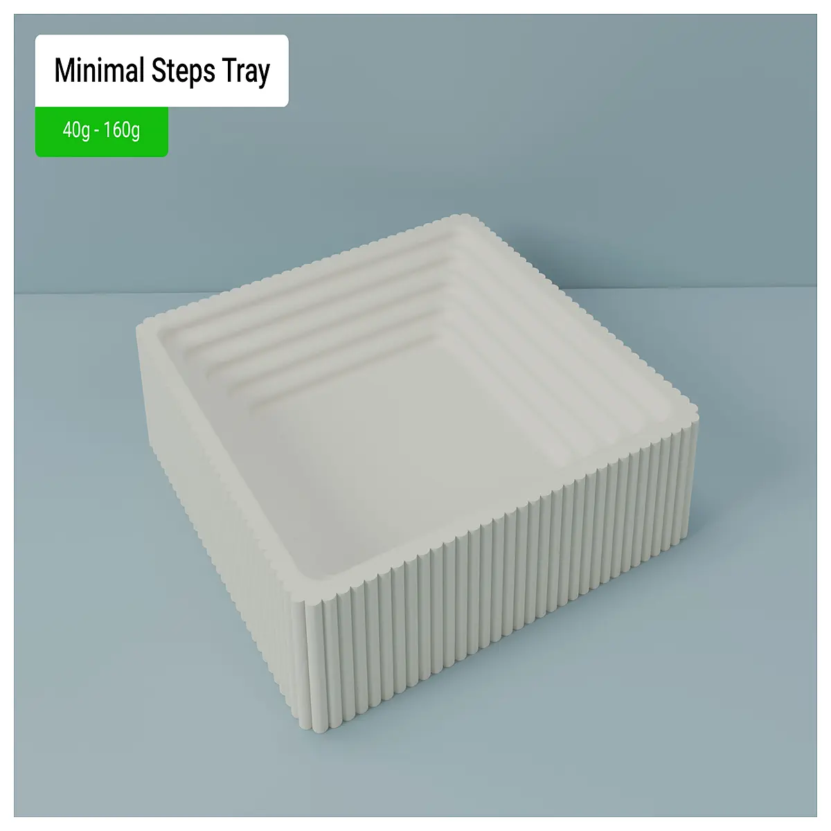 minimalist tiered tray for desk organization modern stacking storage box aesthetic vanity organizer