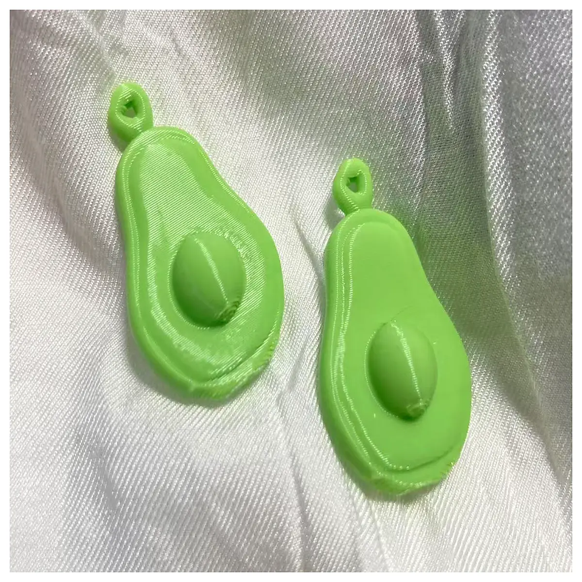 3D Avocado Earrings Creative Fruit Studs for Women Sweet Cute Trendy Fashion Jewelry Simple Design