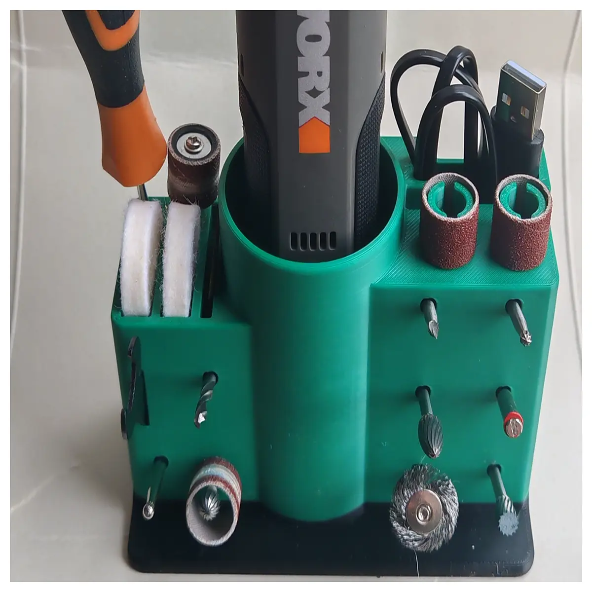 Worx Rotation Tool Stand V2 Drill Bit Holder Drilling Accessory Drill Support Drill Stand Attachment