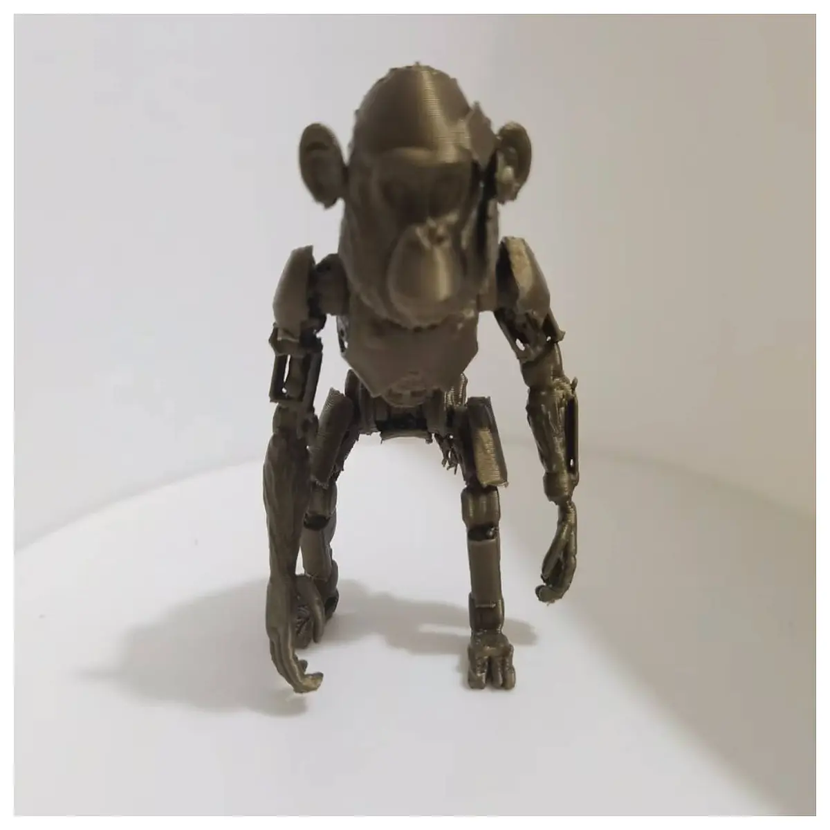 zodiac monkey mechanical automaton figurine chinese zodiac metal clockwork toy collectible brass monkey statue vintage style wind up animal