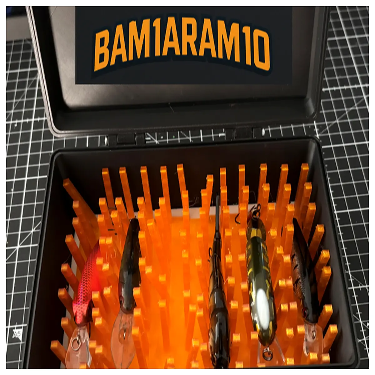hard bait tackle box organizer waterproof storage case for lures hooks sinkers fishing gear