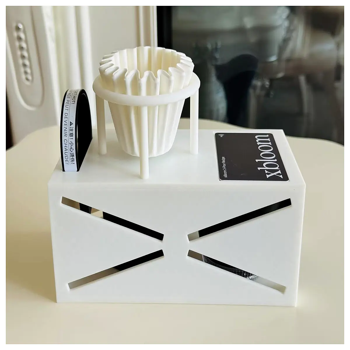 desktop organizer for xbloom accessories cable management box small items storage container tidy desk