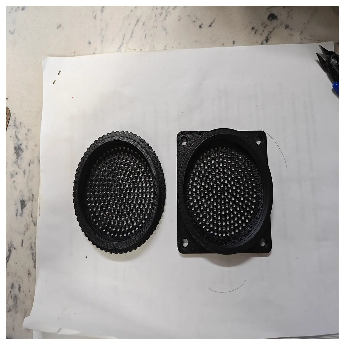 Filter Cover Reduced Hole Modification Thinner Thickness Faster Printing Parts Accessories Replacement Quick Install