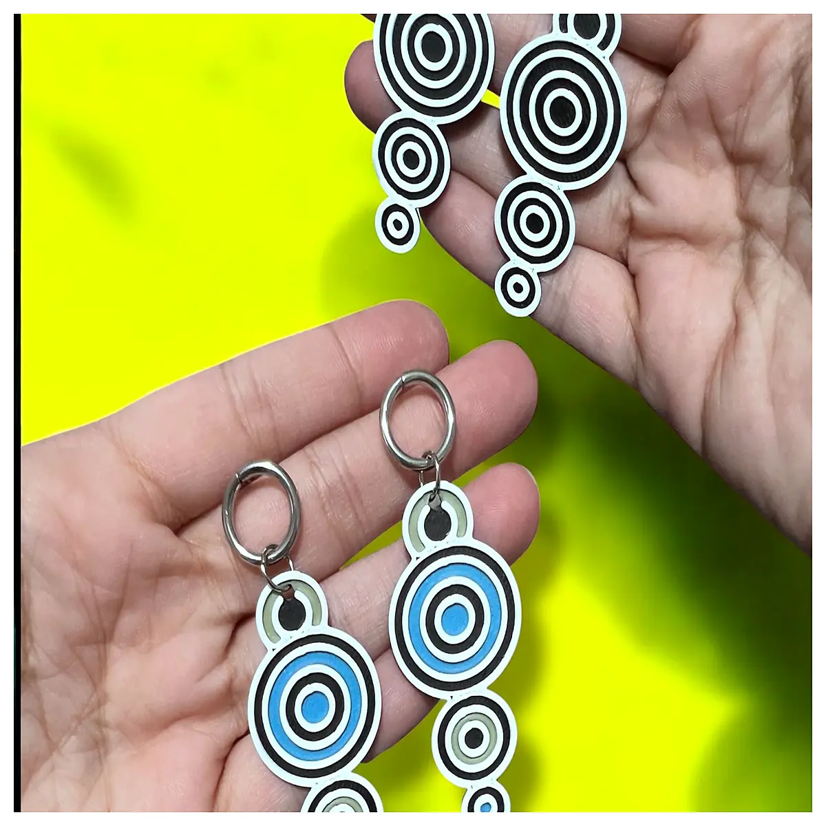 Round Earrings Women Elegant Chic Simple Fashion Jewelry Round Earrings Style Earrings Female Accessories