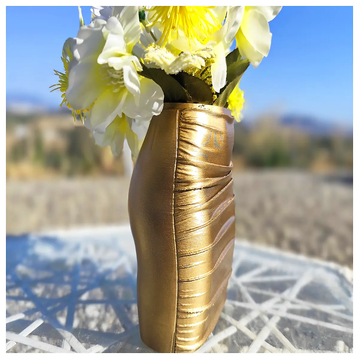 Women s Dress Planters Elegant Garden Pots Floral Arrangement for Women Decorative Planter Home Planter Decoration