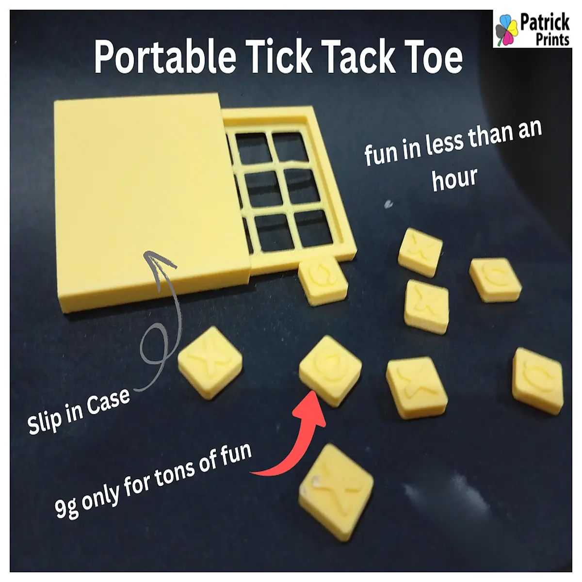Portable Toe Set Travel Game Board Desktop Puzzle Toys Kids Game Pieces Fun Family Game