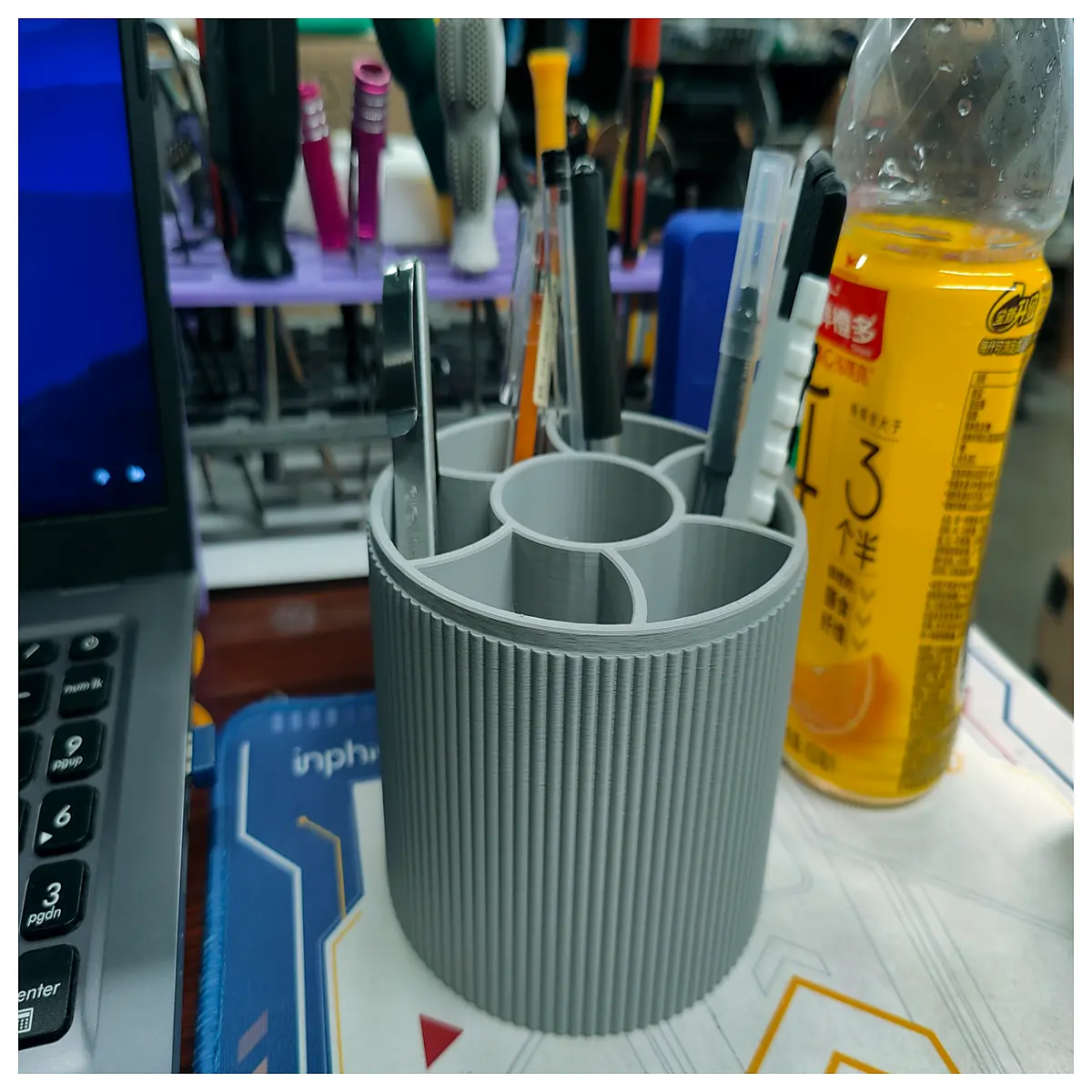 desk organizer pen holder for office supplies storage