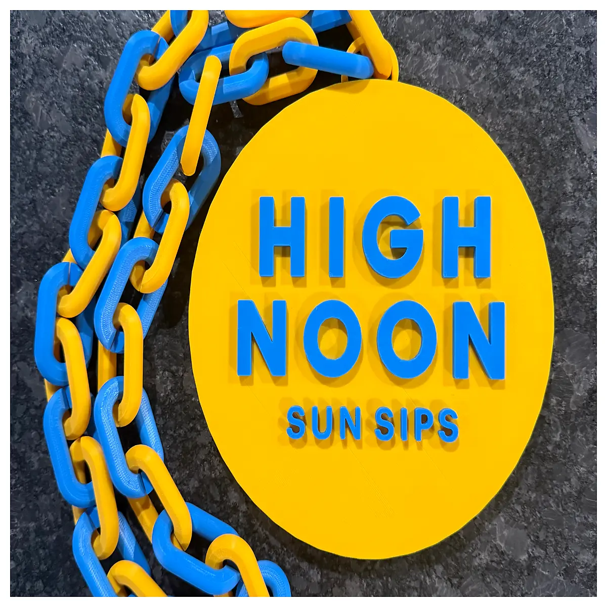afternoon productivity boost chain link necklace for work