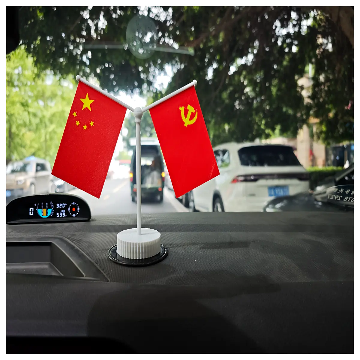 Car Fragrance Box Flag Decor Car Atmosphere Purification Scent Patch Auto Parts Car Accessories Odor Eliminator