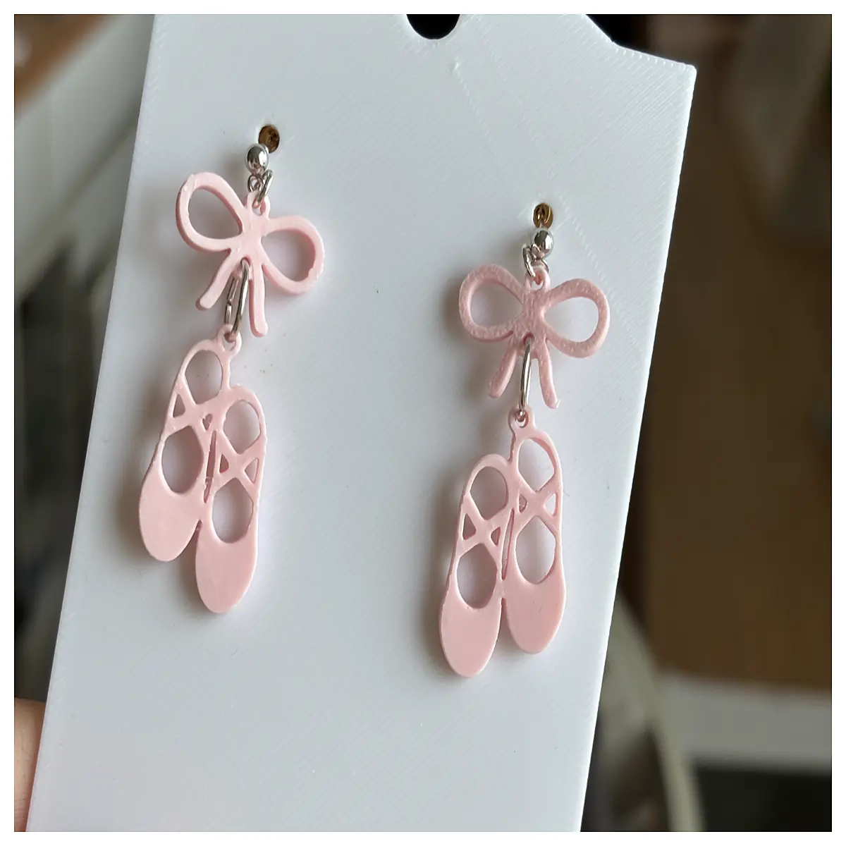 Ballet Shoes Dance Shoes Women s Dance Earrings Stage Performance Dance Accessories Dance Decorations Ballet Shoe Accessories