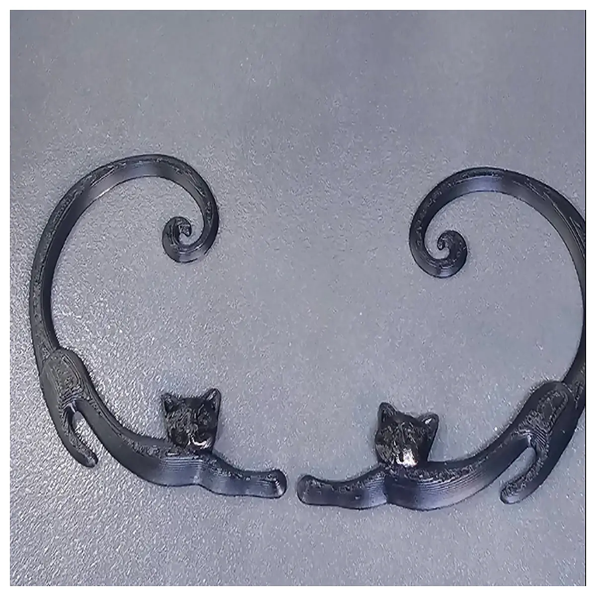 Cat Stretch Earrings Cute Earring Adjustable Earring Pet Earring Gradient Simple Fashion Stretch Earring Sport Earring