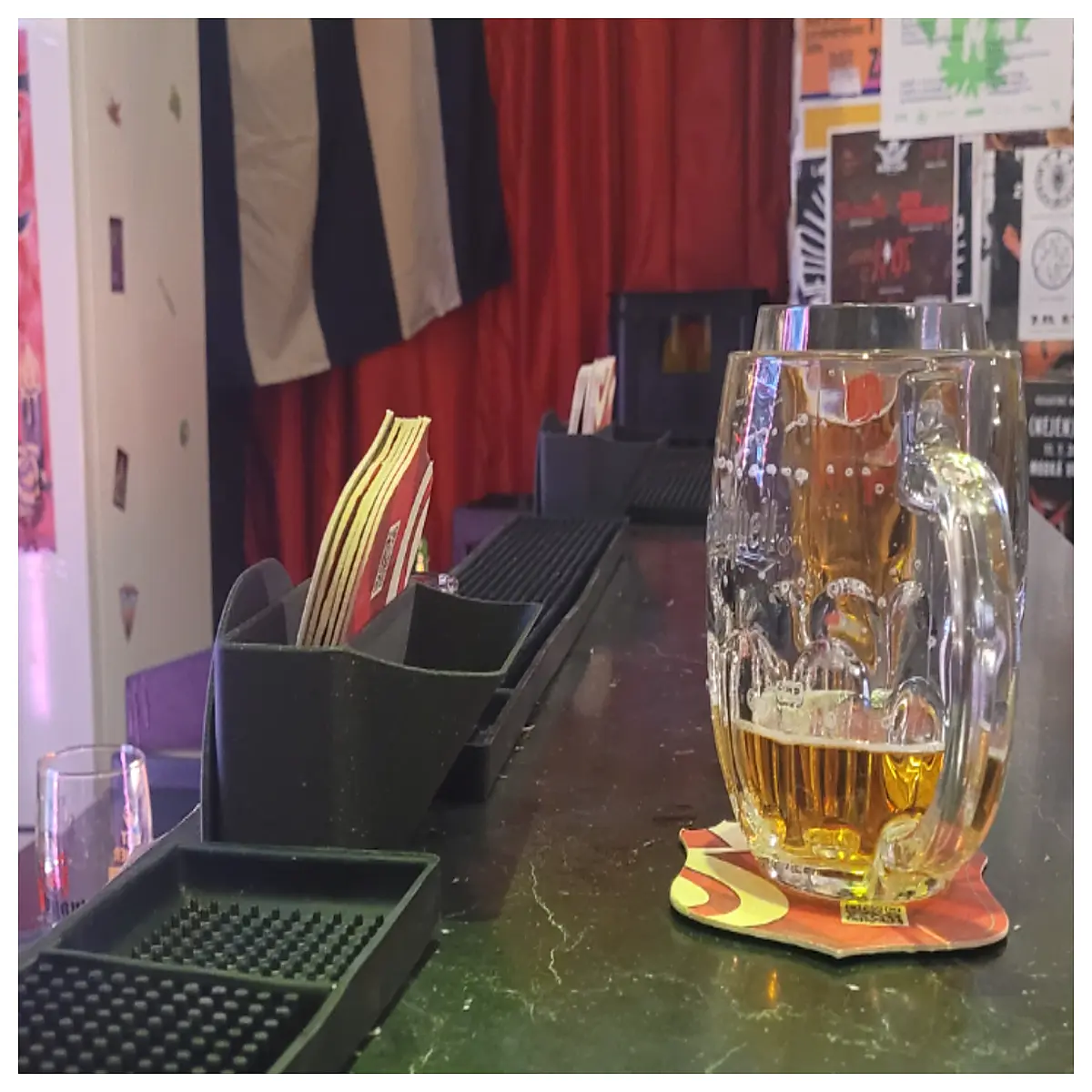 modern coaster holder for coffee table stylish drink mat organizer rack home bar accessories storage